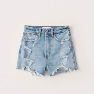 Abercrombie Ultra High Rise Mom Short
